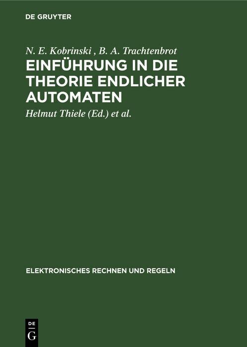Einführung in die Theorie endlicher Automaten main product photo