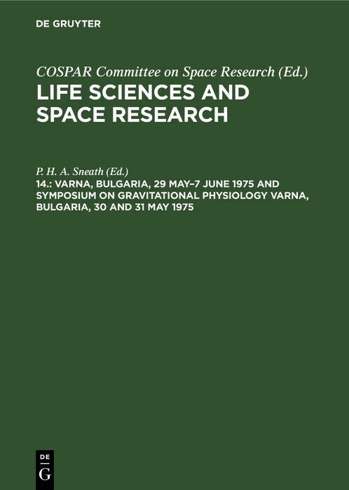 Varna, Bulgaria, 29 May-7 June 1975 and Symposium on Gravitational Physiology Varna, Bulgaria, 30 and 31 May 1975 main product photo