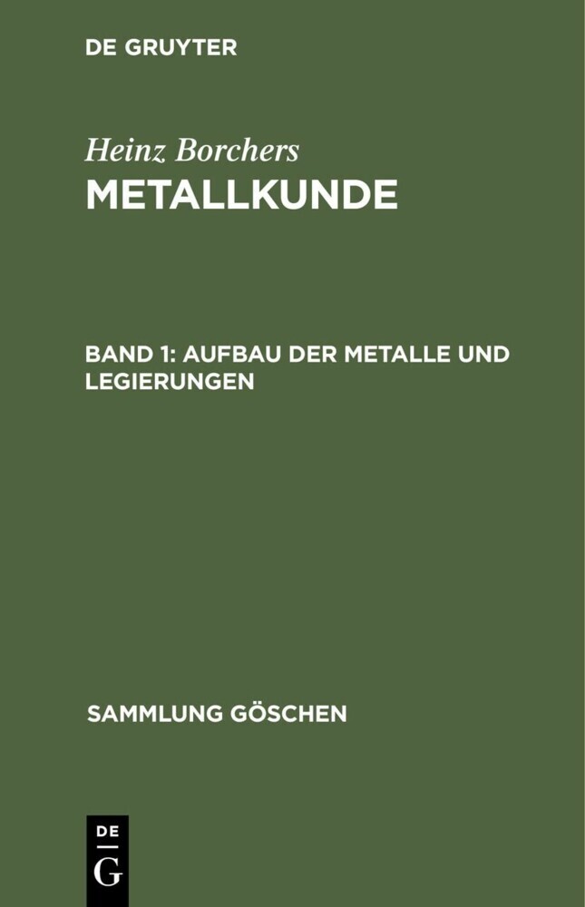Aufbau der Metalle und Legierungen main product photo