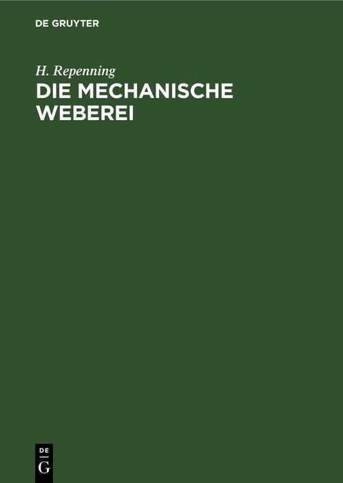 Die mechanische Weberei main product photo