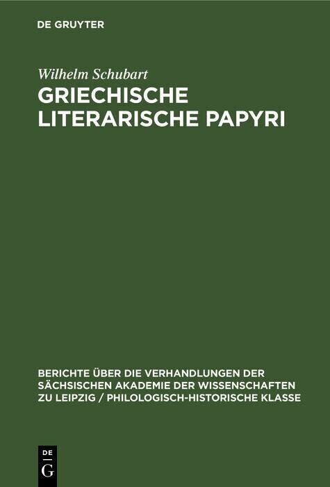 Griechische literarische Papyri main product photo