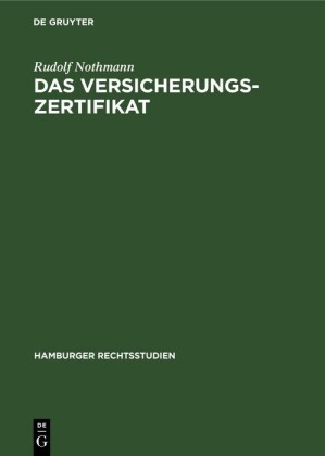 Das Versicherungs-Zertifikat