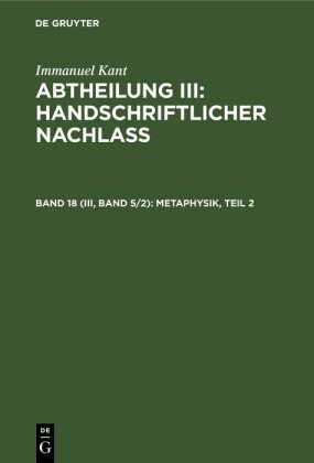 Metaphysik, Teil 2