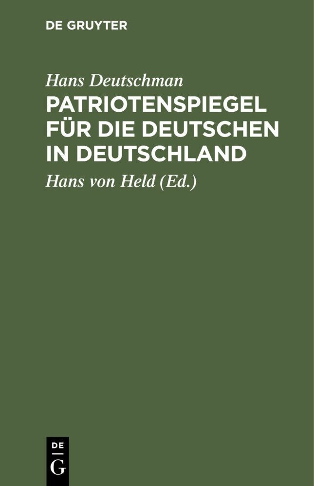 Patriotenspiegel für die Deutschen in Deutschland main product photo
