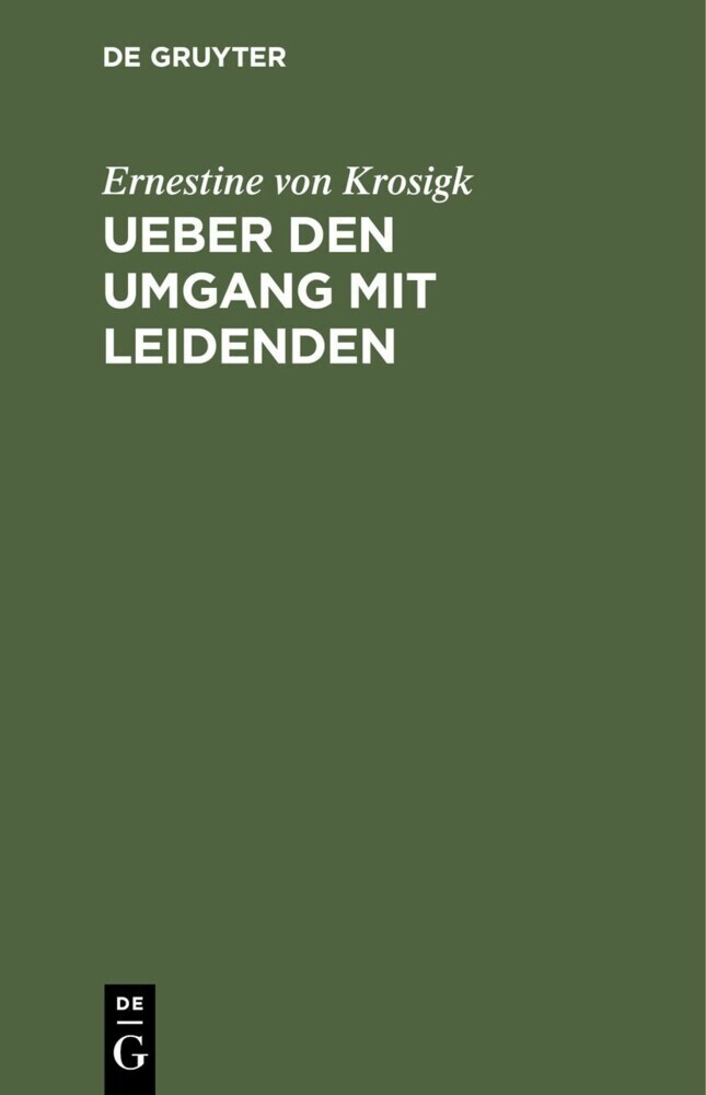 Ueber den Umgang mit Leidenden main product photo