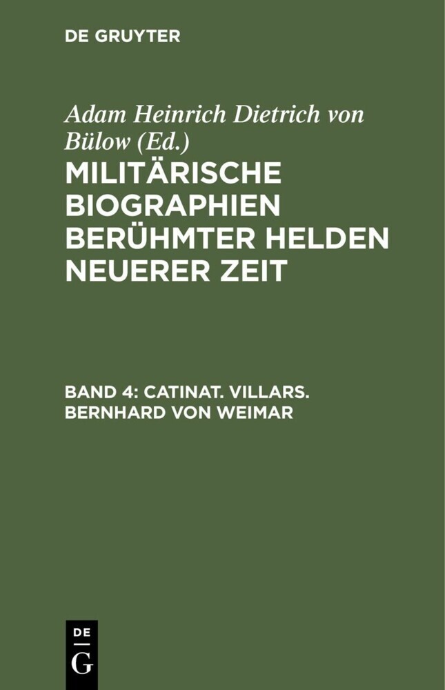Catinat. Villars. Bernhard von Weimar main product photo