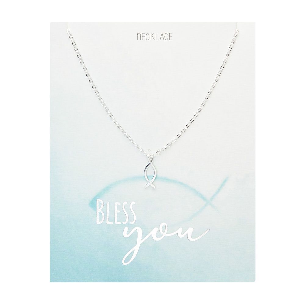 Halskette - Armb.Bless you - versilbert - Fisch main product photo