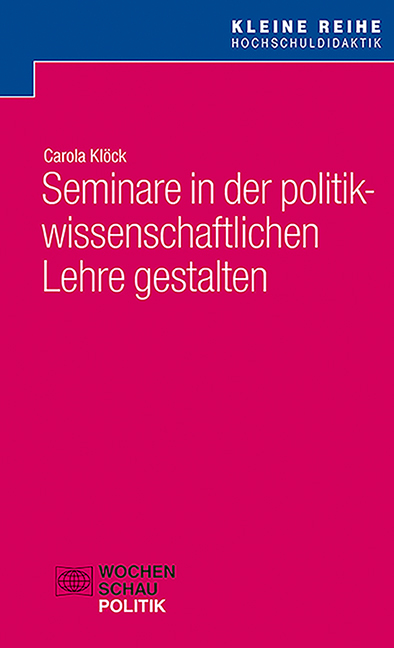 Seminare in der politikwissenschaftlichen Lehre gestalten main product photo