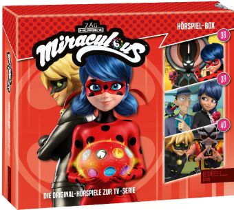 Miraculous - Hörspiel-Box. Folge.38-40, 3 Audio-CD