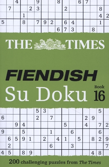 The Times Fiendish Su Doku Book 16 main product photo