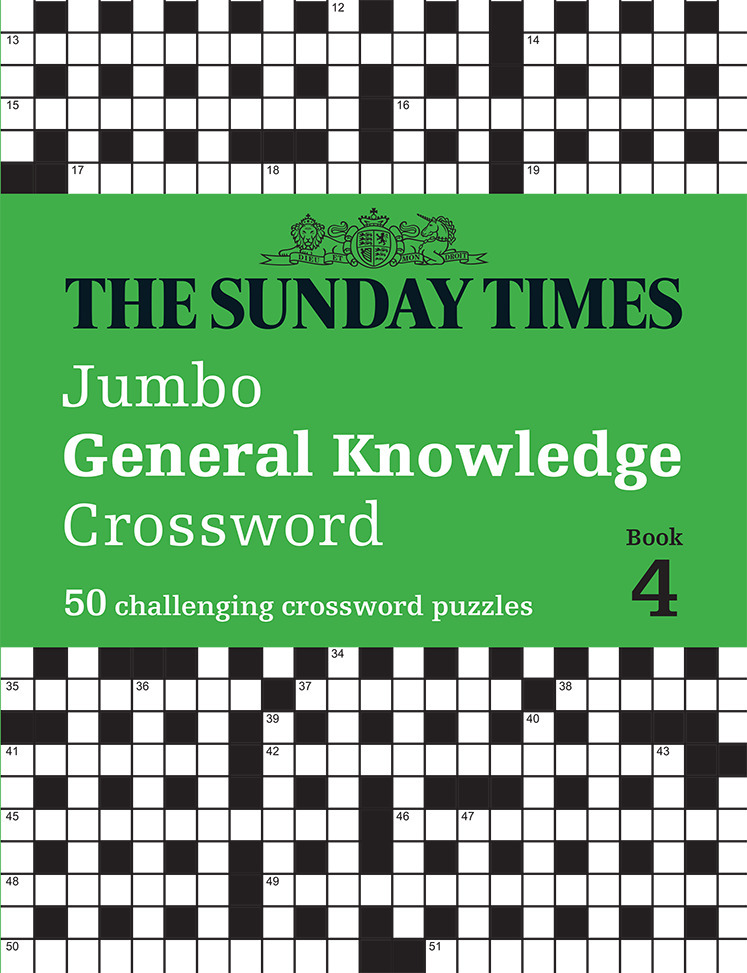 The Sunday Times Jumbo General Knowledge Crossword Book 4 main product photo