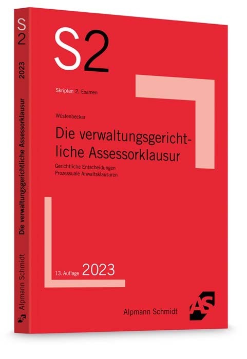 Die verwaltungsgerichtliche Assessorklausur main product photo