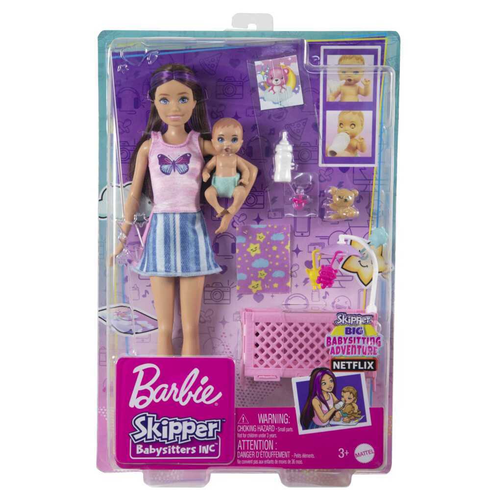 Barbie Skipper Babysitters Inc. Skipper Playset - Sleepy Baby Skipper main product photo