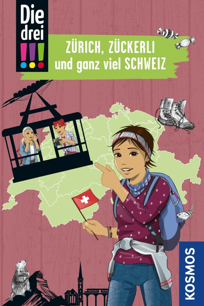 Die drei !!!, Zürich, Zückerli und ganz viel Schweiz (drei Ausrufezeichen) main product photo