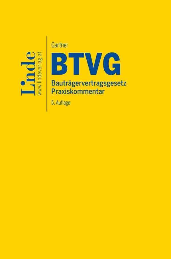 BTVG | Bauträgervertragsgesetz main product photo