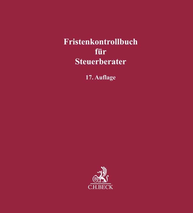 Fristenkontrollbuch für Steuerberater main product photo