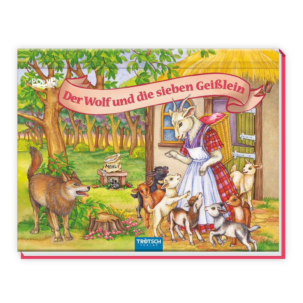 Trötsch Märchenbuch Pop-up-Buch Der Wolf und die sieben Geißlein main product photo