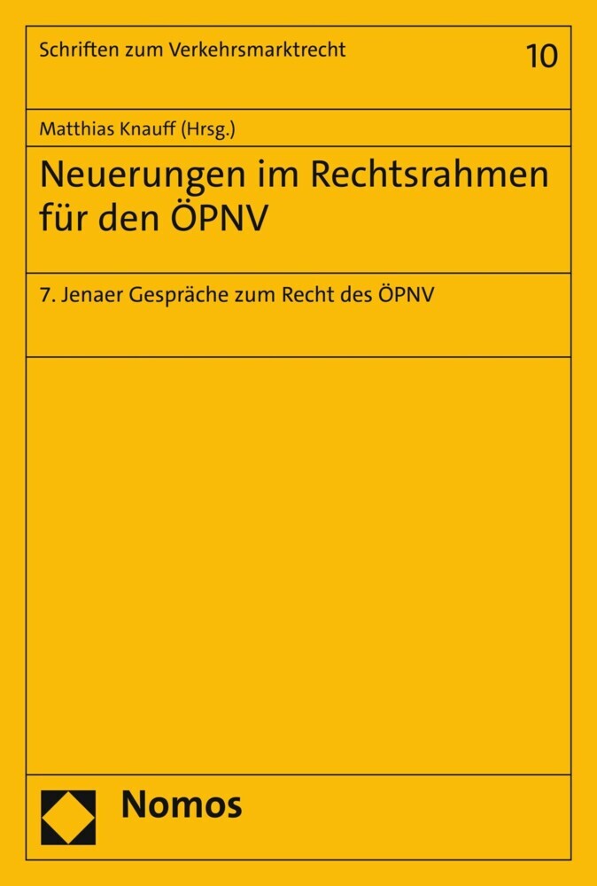 Neuerungen im Rechtsrahmen für den ÖPNV main product photo