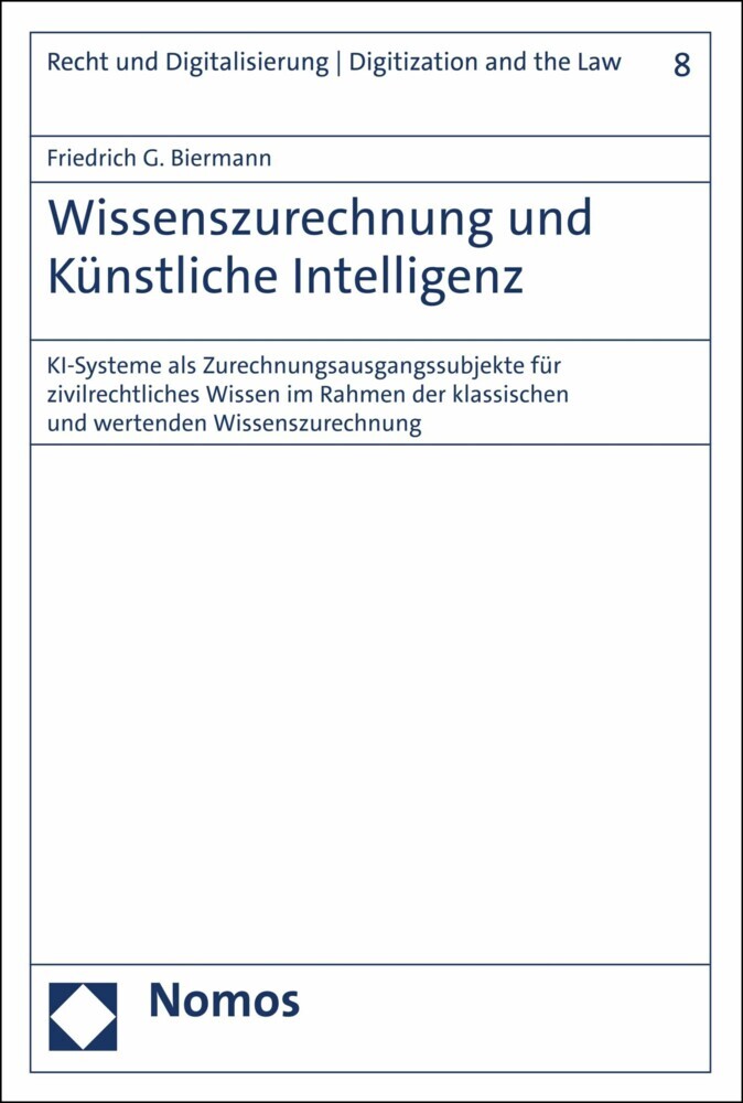 Wissenszurechnung und Künstliche Intelligenz main product photo