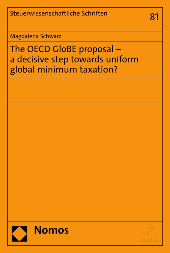 The OECD GloBE proposal - a decisive step towards uniform global minimum taxation? main product photo