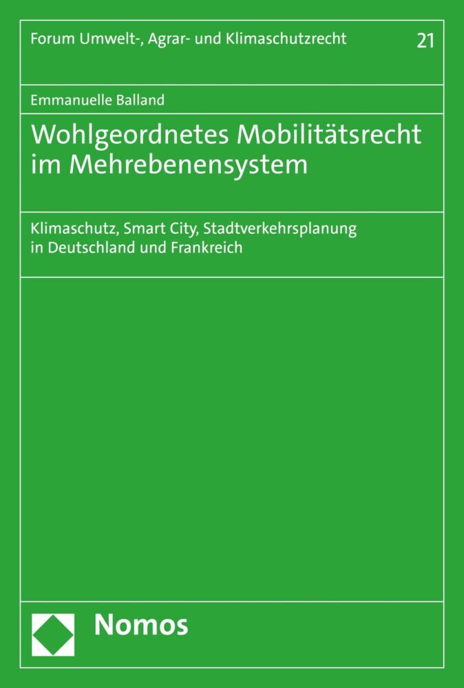 Wohlgeordnetes Mobilitätsrecht im Mehrebenensystem main product photo