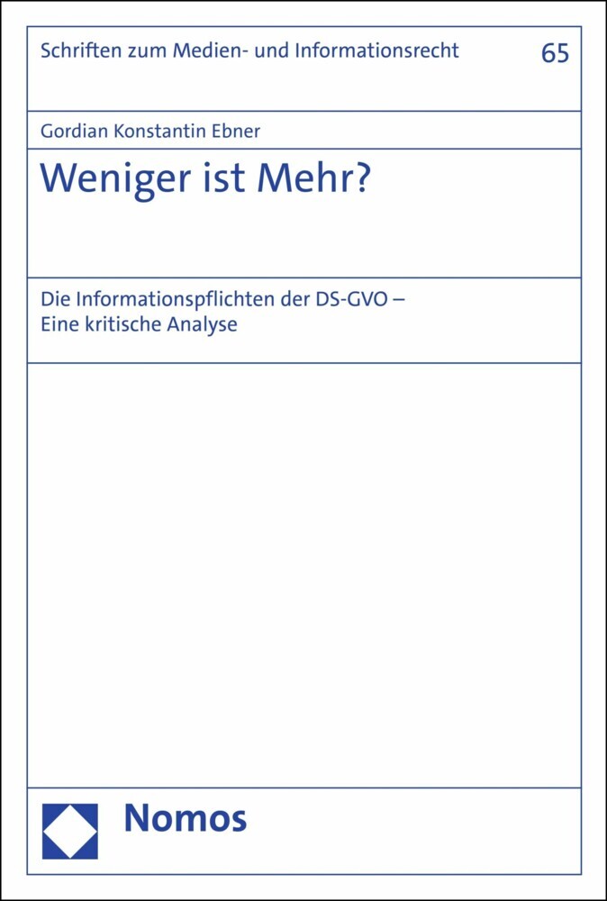 Weniger ist Mehr? main product photo