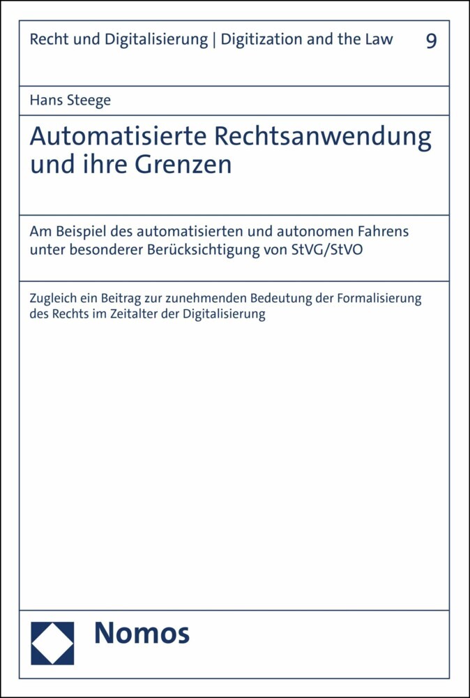 Automatisierte Rechtsanwendung und ihre Grenzen main product photo