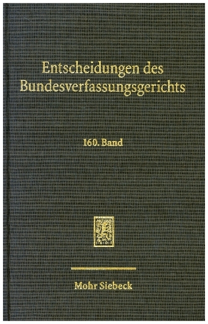 Entscheidungen des Bundesverfassungsgerichts (BVerfGE) main product photo