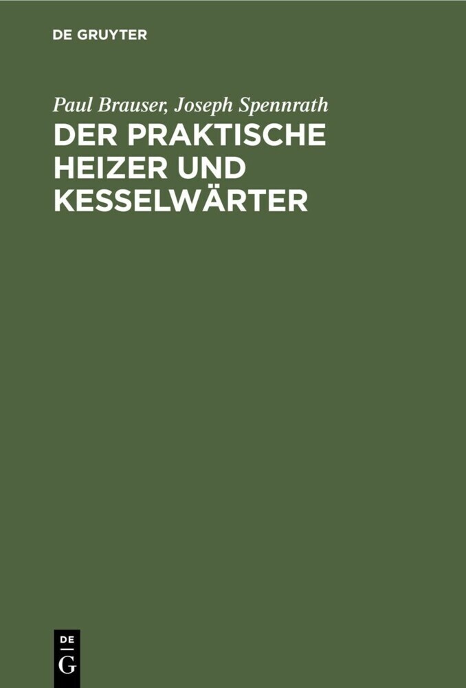 Der praktische Heizer und Kesselwärter main product photo