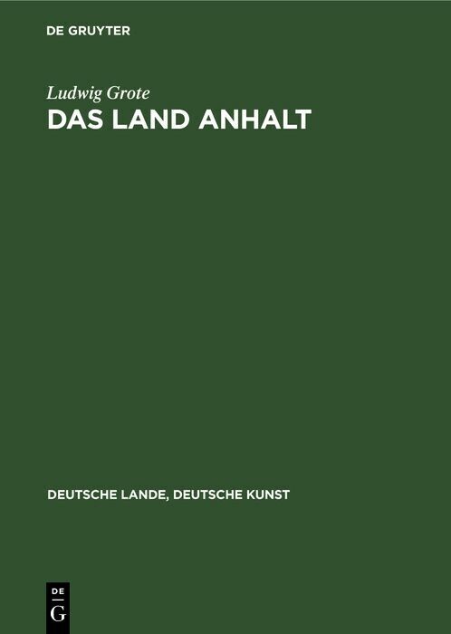 Das Land Anhalt main product photo