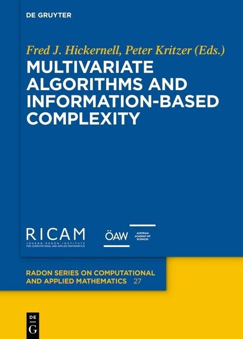 Multivariate Algorithms and Information-Based Complexity main product photo