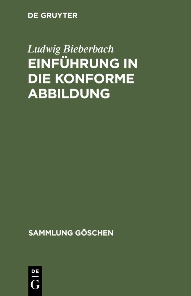 Einführung in die konforme Abbildung main product photo