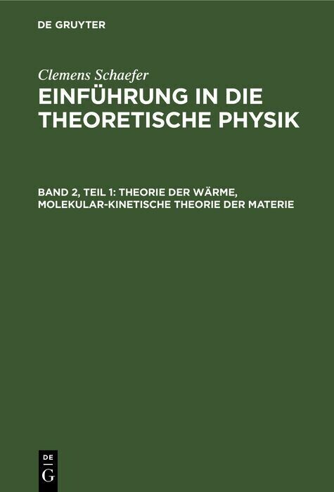 Theorie der Wärme, Molekular-kinetische Theorie der Materie main product photo