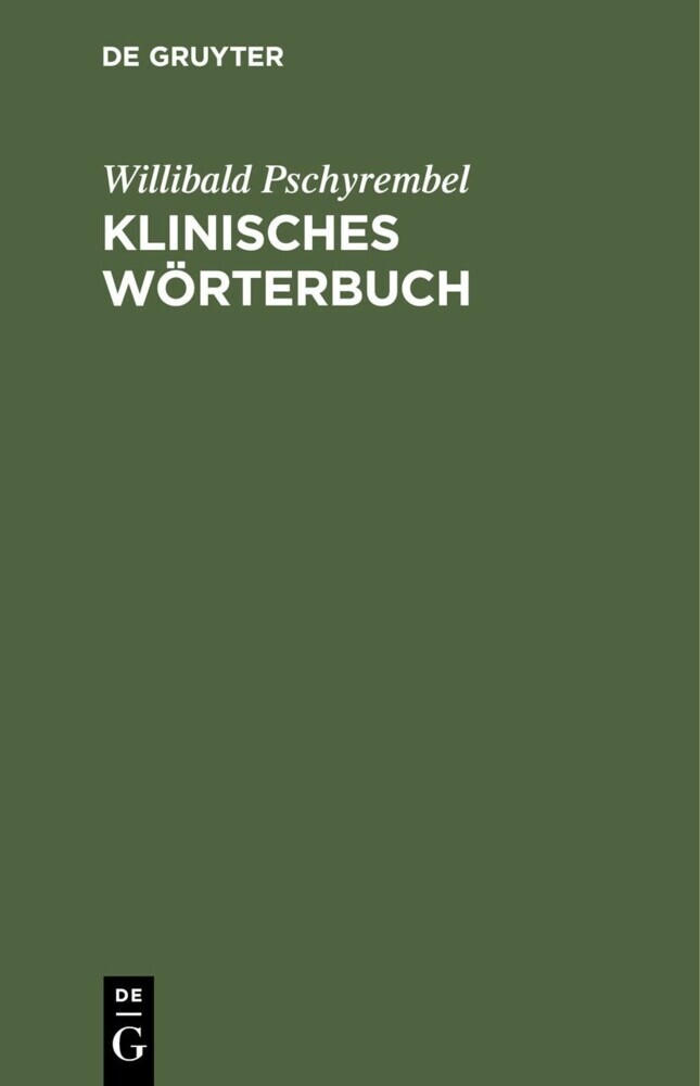 Klinisches Wörterbuch main product photo