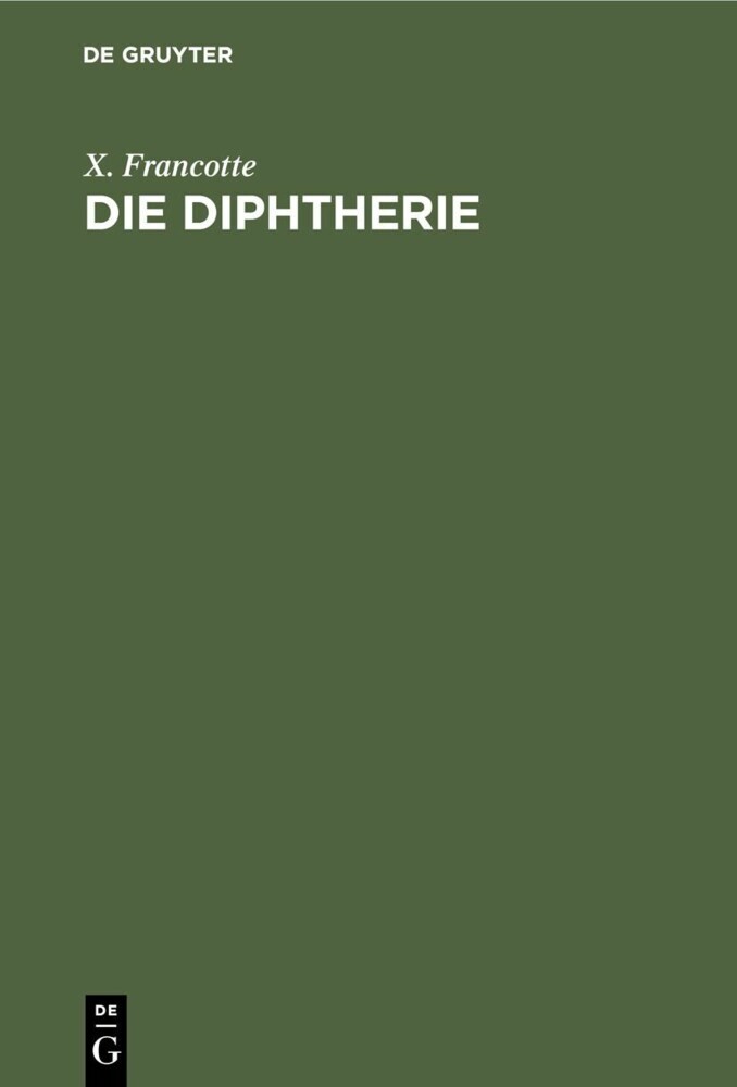 Die Diphtherie main product photo