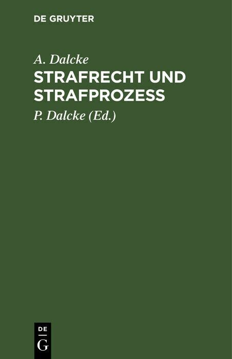 Strafrecht und Strafprozeß main product photo