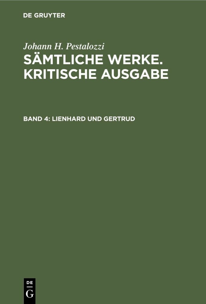Lienhard und Gertrud main product photo