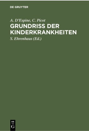 Grundriss der Kinderkrankheiten