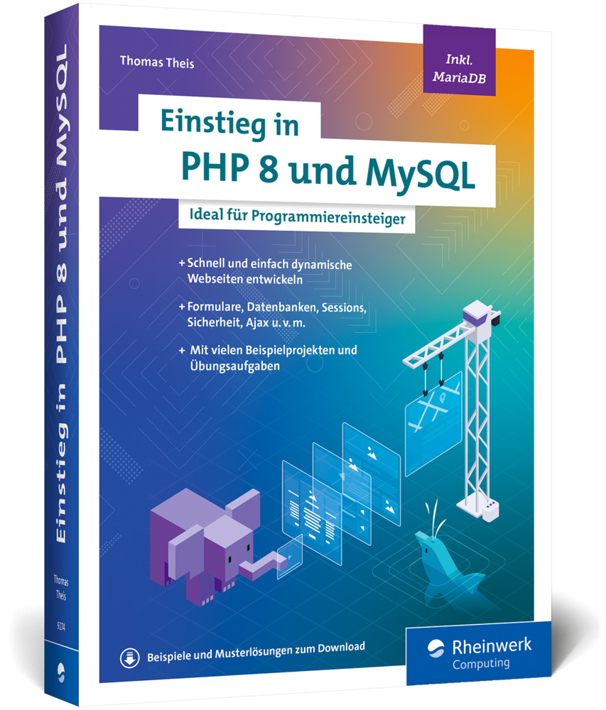 Einstieg in PHP 8 und MySQL main product photo