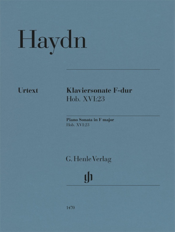 Joseph Haydn - Klaviersonate F-dur Hob. XVI:23 main product photo