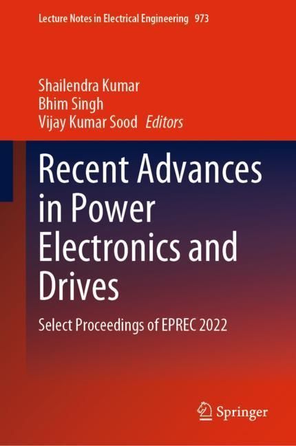 Recent Advances in Power Electronics and Drives main product photo