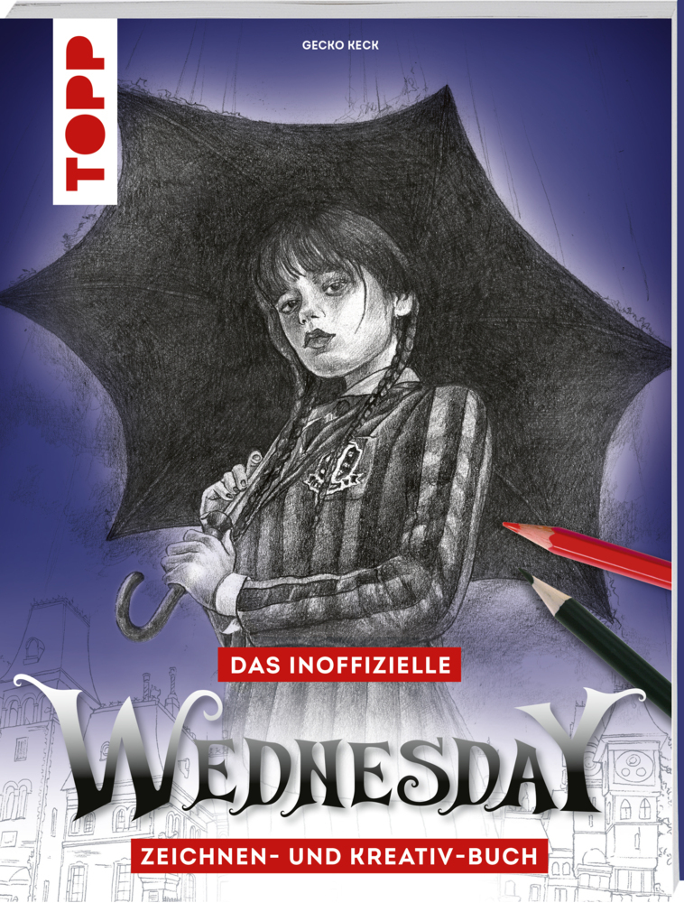 Das inoffizielle Wednesday Zeichnen- und Kreativ-Buch main product photo