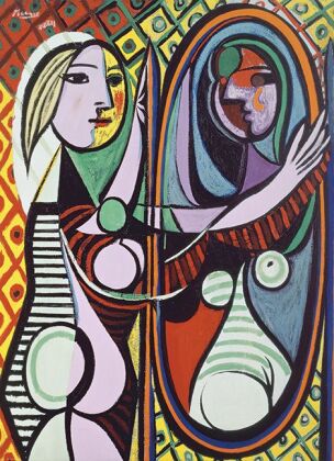 Picasso-Girl inFront of Mirror (Puzzle)
