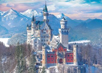 HDR-Neuschwanstein in Winter (Puzzle)