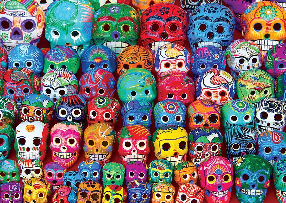 Traditional Mexican Skulls (Puzzle) main product photo