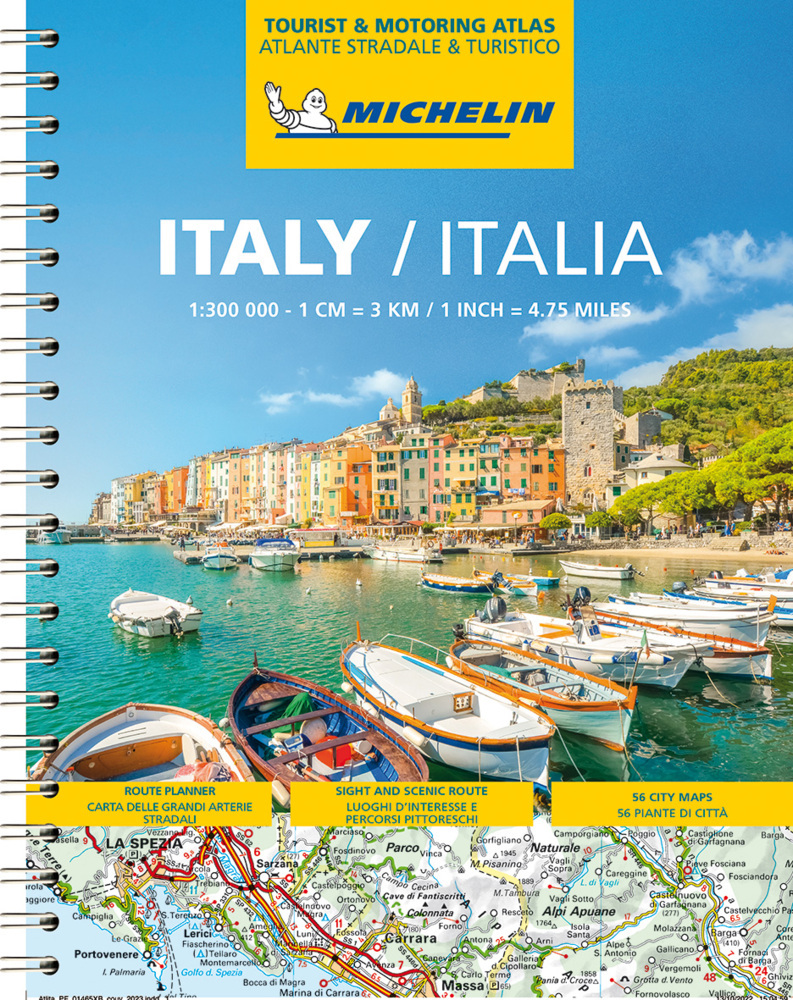 Michelin Straßenatlas Italien mit Spiralbindung main product photo