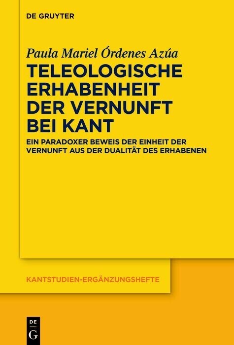 Teleologische Erhabenheit der Vernunft bei Kant main product photo