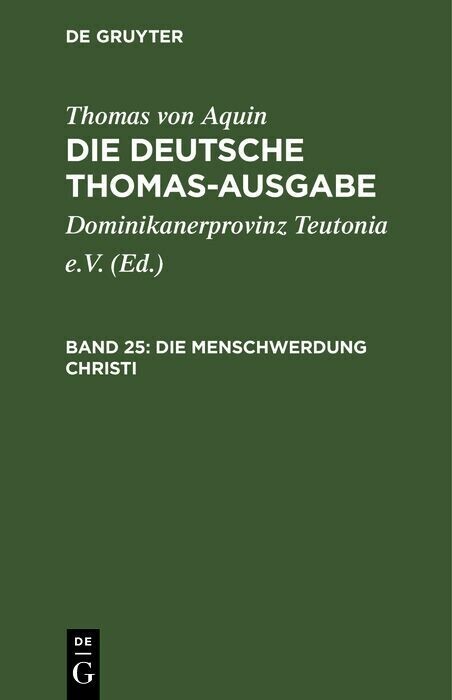 Die Menschwerdung Christi main product photo