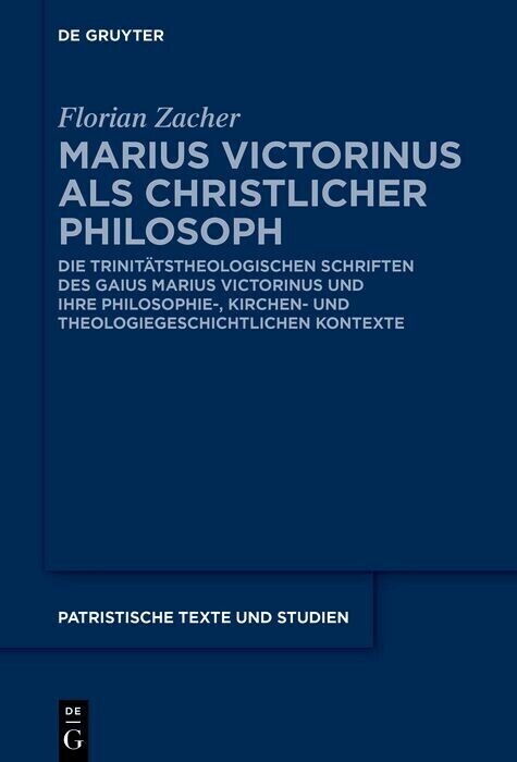 Marius Victorinus als christlicher Philosoph main product photo