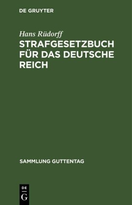 Strafgesetzbuch für das Deutsche Reich